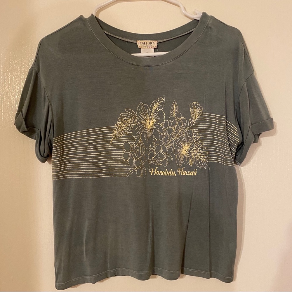 Green Hawaiian Shirt